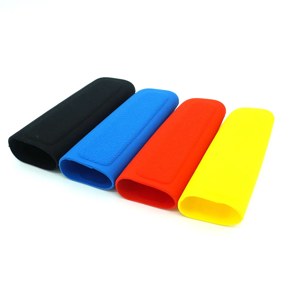 

2 Pcs Cars Shifting Sleeve Protector Knob Cover Rhinestones Silicone Gear