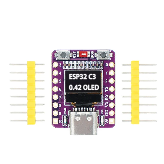Płytka rozwojowa ESP32-C3 OLED z modułem OLED 0,42 cala antena ceramiczna ESP32 supermini płytka rozwojowa wifi Bluetooth