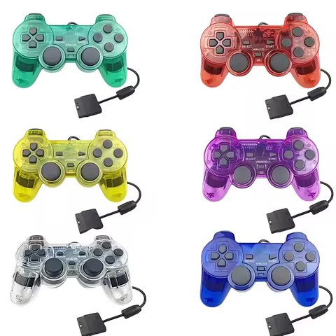 PS2 Wired Controller game Gamepad PS2/PS1 for Sony 2.4G Playstation 2 Joystick Game Handle USB PC Game Console dual vibration