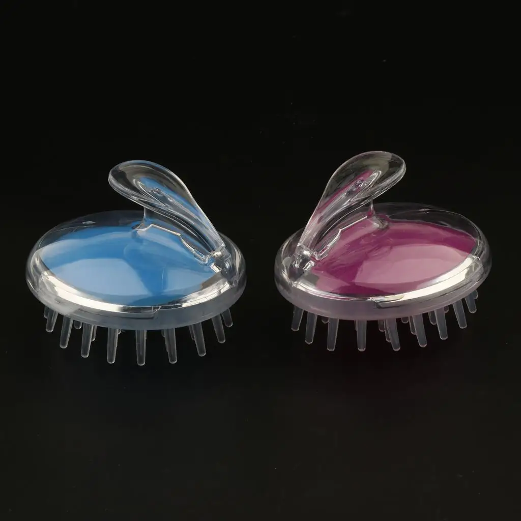 2 шт. портативная щетка для шампуня, массажер для кожи головы, щетка для массажа кожи головы, силиконовая расческа