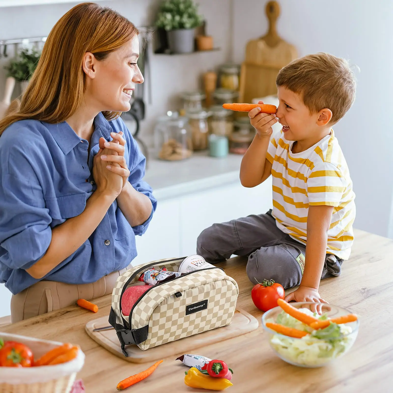 

Insulated Lunch Bag With Ice Pack Insulation Bento Pack Rice Bag Meal Pack Ice Pack Portable Dinner Picnic Food Storage Handbag
