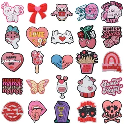 Cute Love Butterfly Shoe Charms Shoe Decoration Accessories Buckles  Fit For Kids Girls Boys Women  Gifts