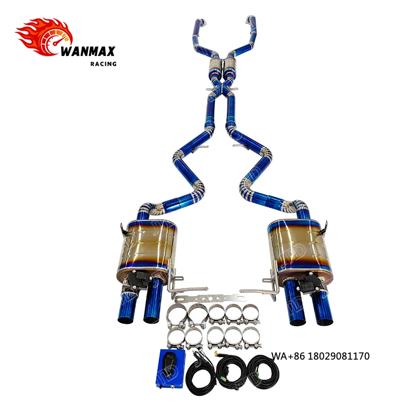 

Высокопроизводительная выхлопная система из титанового сплава для M3 E9X: титановая спортивная выхлопная система с клапанами (Catback)