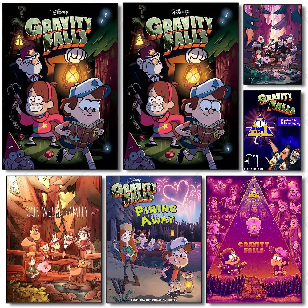 ملصق أنيمي الجاذبية عالي الدقة على الحائط اللاصق المقاوم للماء وغرفة المعيشة المنزلية وغرفة النوم والديكور الجمالي #1