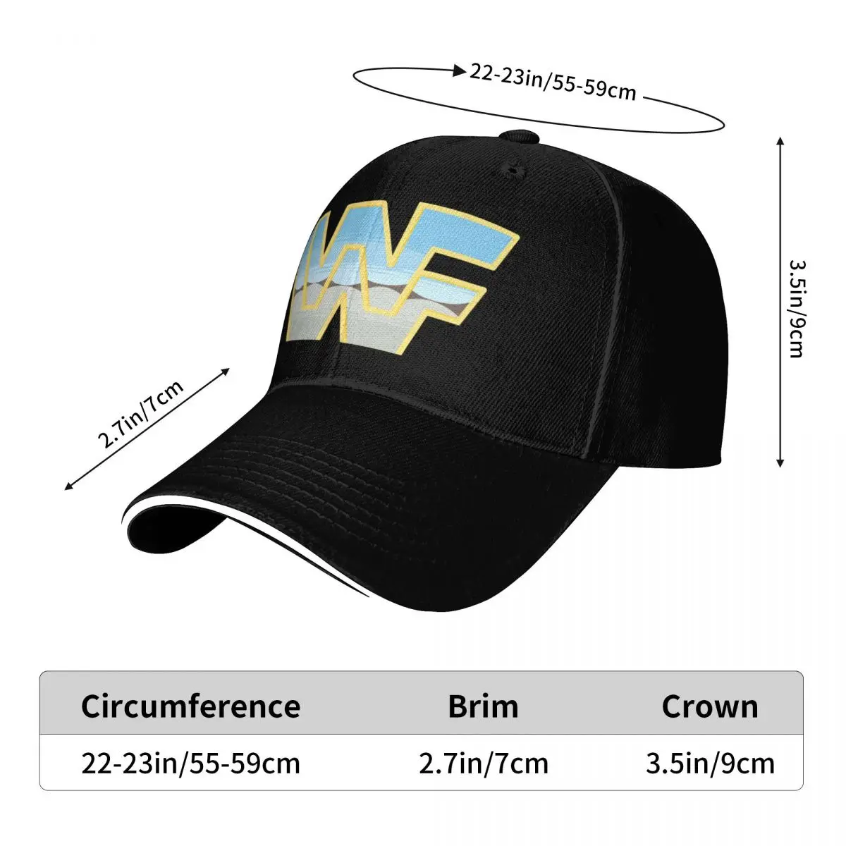 Wrestling logo Baseball Cap Winter hat Sun Cap Golf Cap Trucker Hats For Men Women's
