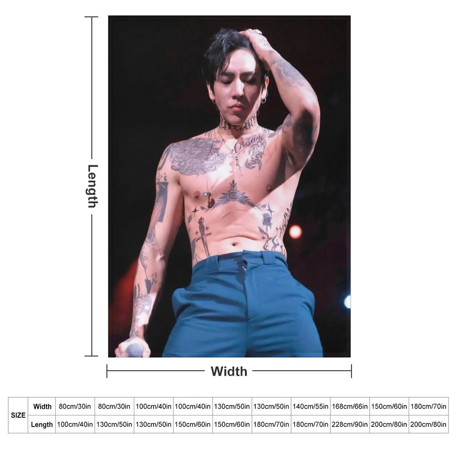 DPR IAN mito abs hot sexy beautiful poster kpop dream perfect regime Throw Blanket Flannel Fabric Softest Vintage Thin Blankets