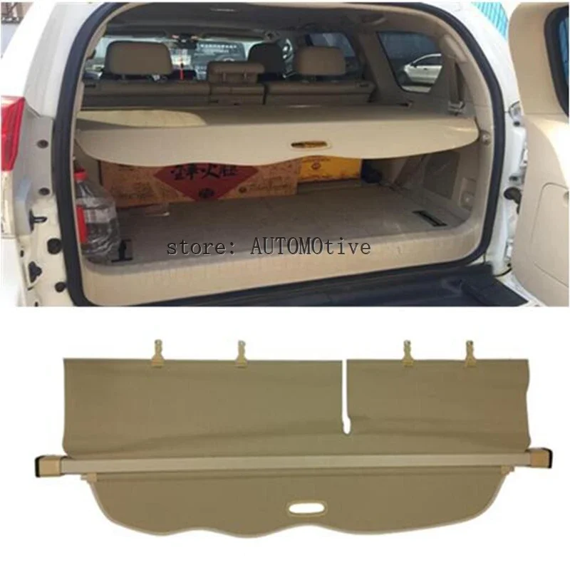 

Rear Trunk Security Shield Cargo Cover Fit For Toyota Prado FJ150 Middle East version 2010-2019 7 seats