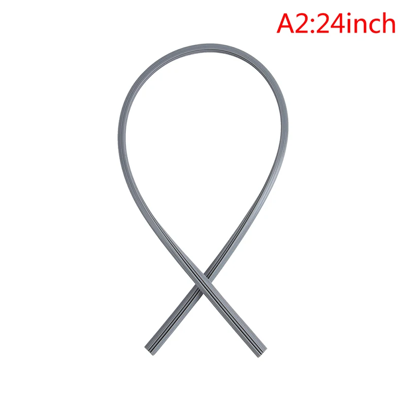 1Pc Silicone Strip 6 Mm 28 Inch Car Window Wiper Blade Strip Boneless Wiper Car Front Window Windshield Wiper Blades Insert