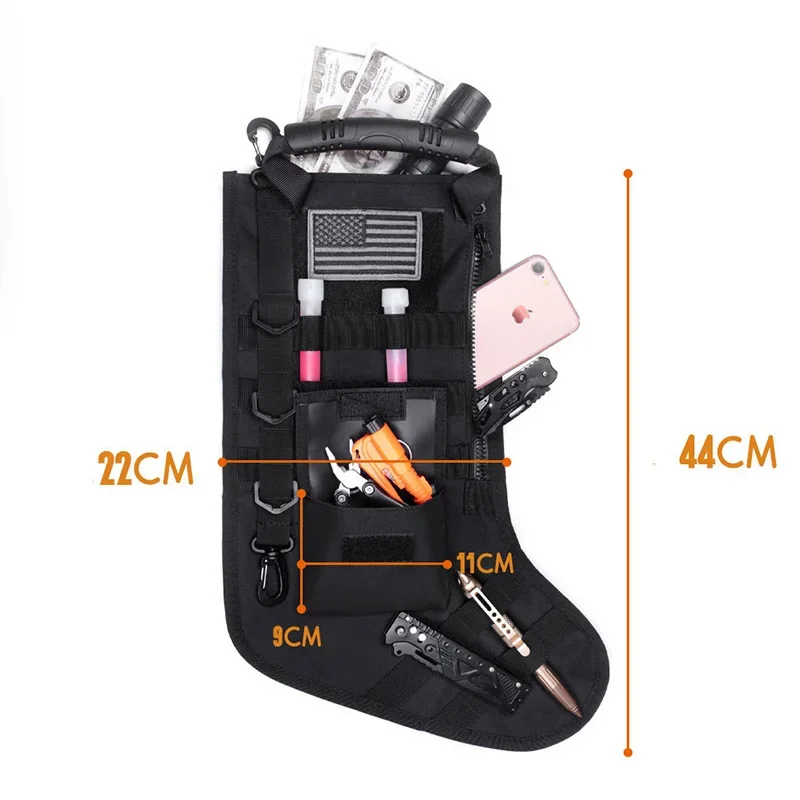 

Tactical Christmas Stocking Sock Mag Storage Bag Molle Webbing Hunting Dump Drop Pouch Airsoft Magazine Pouches Gear Accessories
