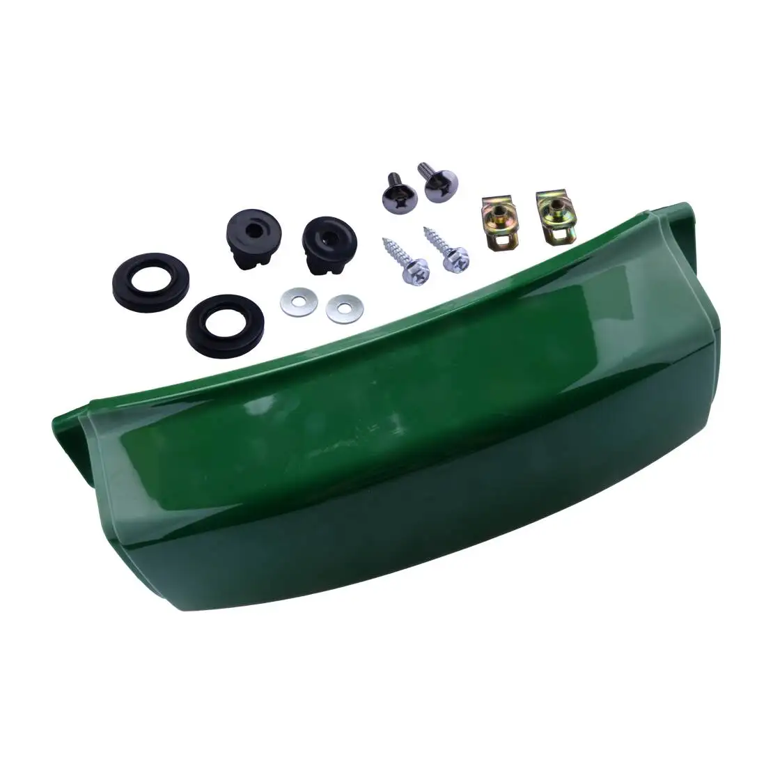 AM128998 Front Bumper With Bushing Kit Fit for John Deere LT133 LT155 LT166 LT150 LT160 LT170 LT180 LT190 Green Plastic