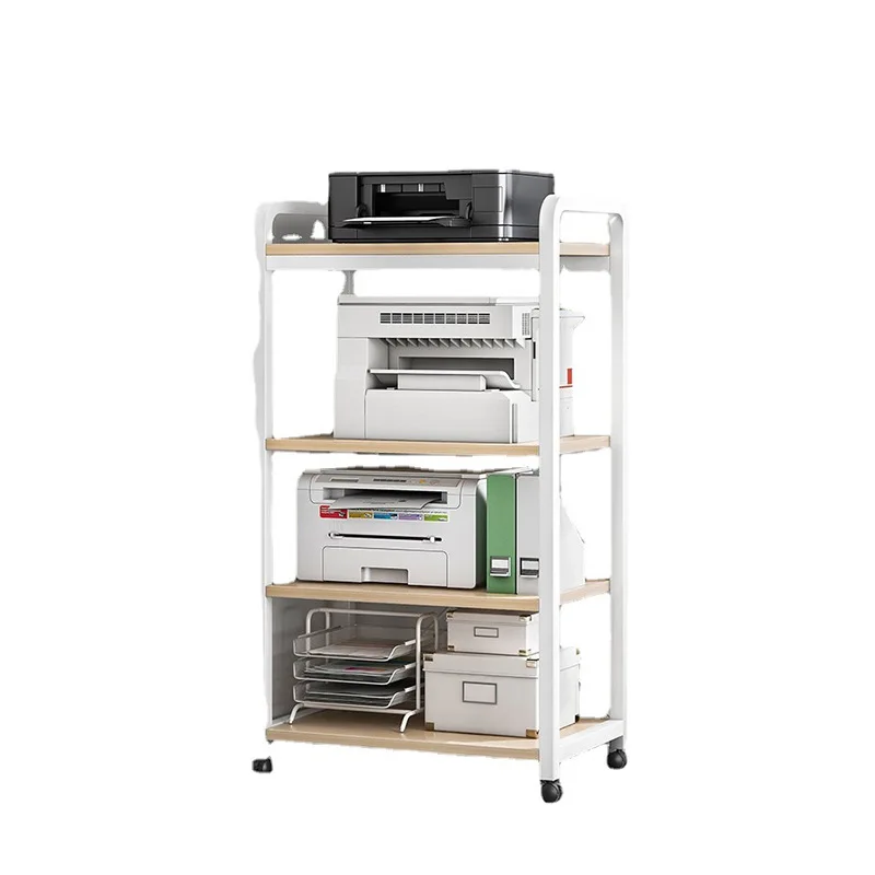 

Customized printer rack Floor-to-ceiling filing cabinet Multifunctional storage rack Office wall storage shelf
