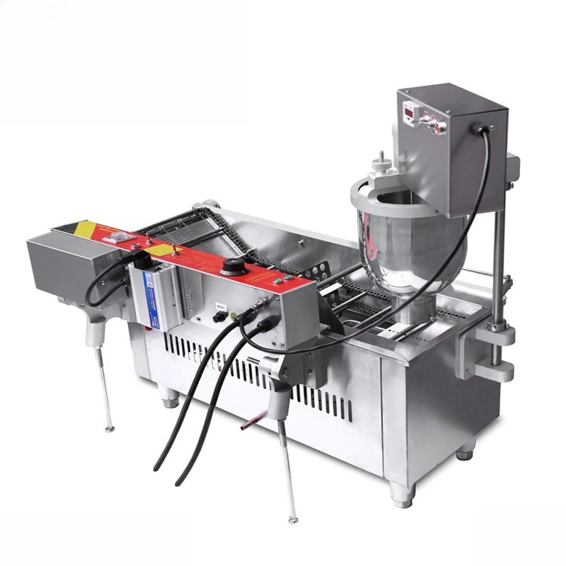 Donut machine Automatic fried donut forming machine Commercial gas Bread cake Donut fryer Gas
