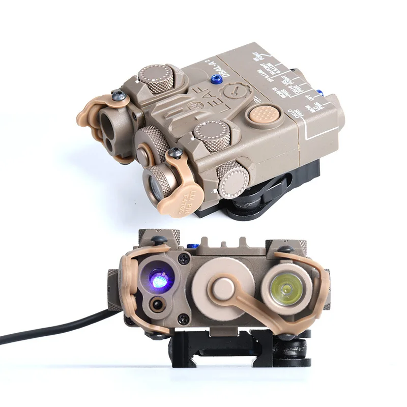 WADSN DBAL A2 レッドドットサイト グリーンレーザー懐中電灯 ポインターレール タクティカル懐中電灯 ナイロンプラスチック エアソフトトイガンアクセサリー