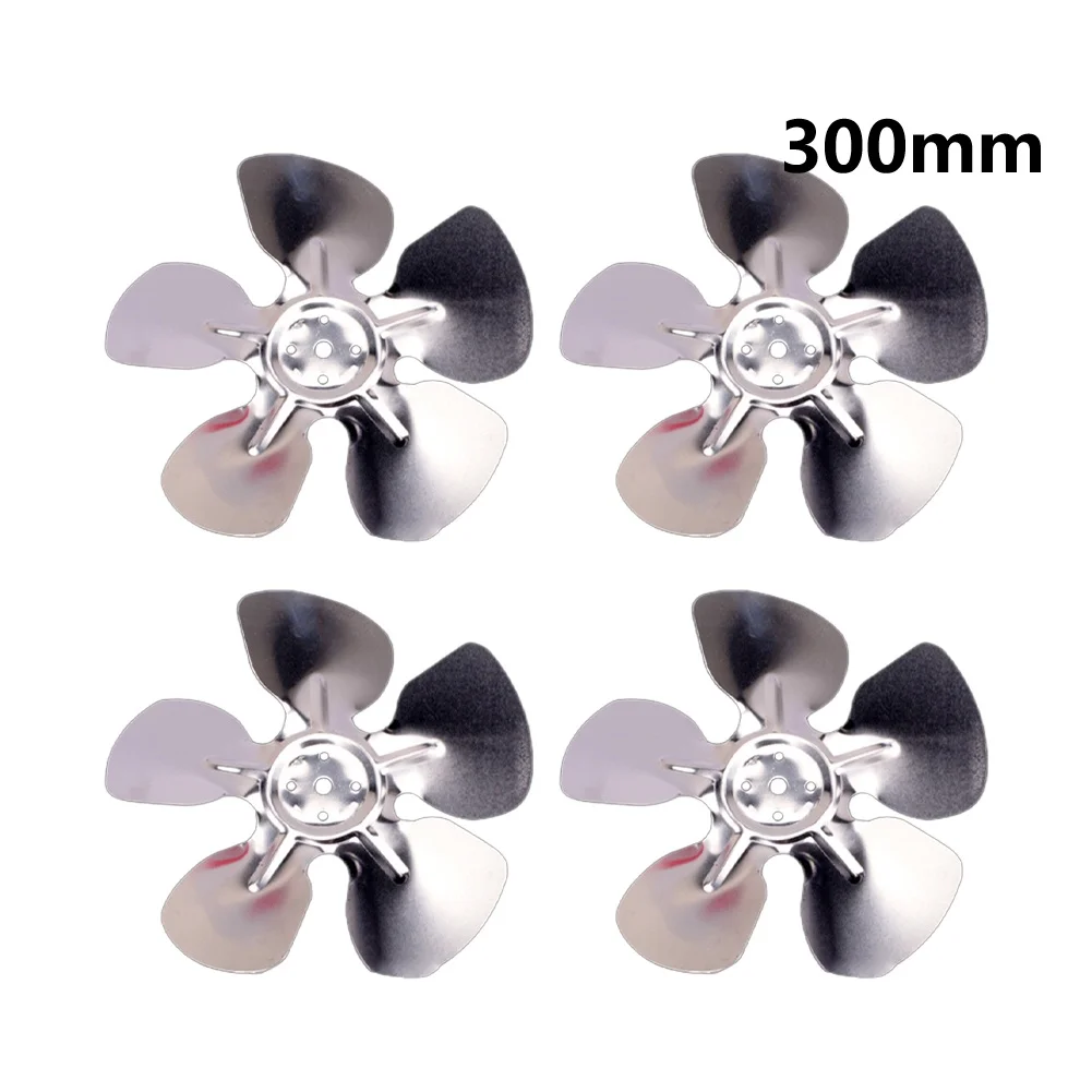 4pcs Aluminum Refrigerator Cooling Fan 150-300mm Diameter For AC Motor Airflow Improvement Home Appliance Replacement Parts
