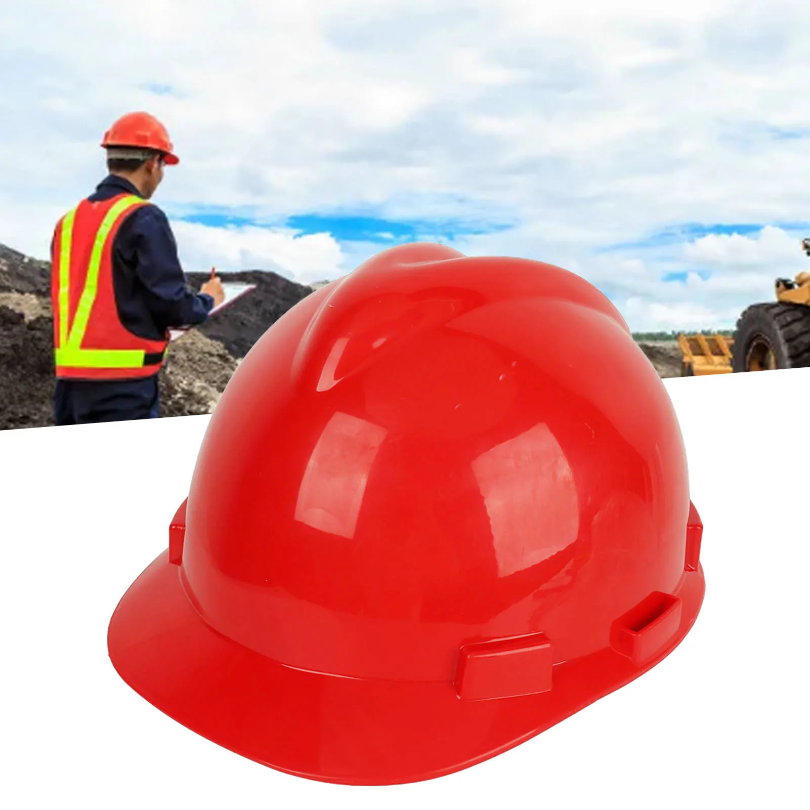 

ZK30 Safety Hard Hat High Strength V Type ABS with Lens Reinforced Breathable Head Protection Helmet for Construction capacetes