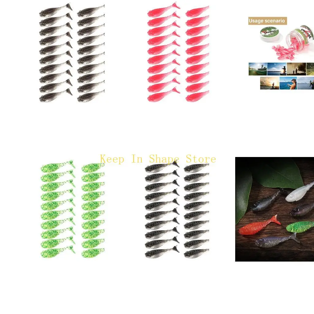 

U1JC Плавающие приманки Искусственные мягкие рыболовные приманки и рыболовные снасти Приманки для окуня