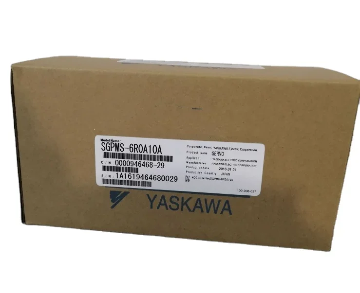 Yaskawa Servopack Servo Motor and Drive SGPMS-6R0A10A