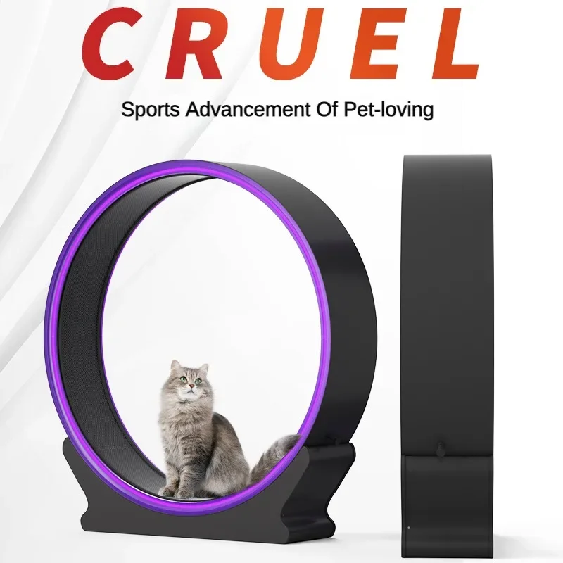 New Cat Interactive Anti-depressant Treadmill ABS Technology Sports Fitness Pet Cat Toy Roller Climbing Frame Pet Supplies