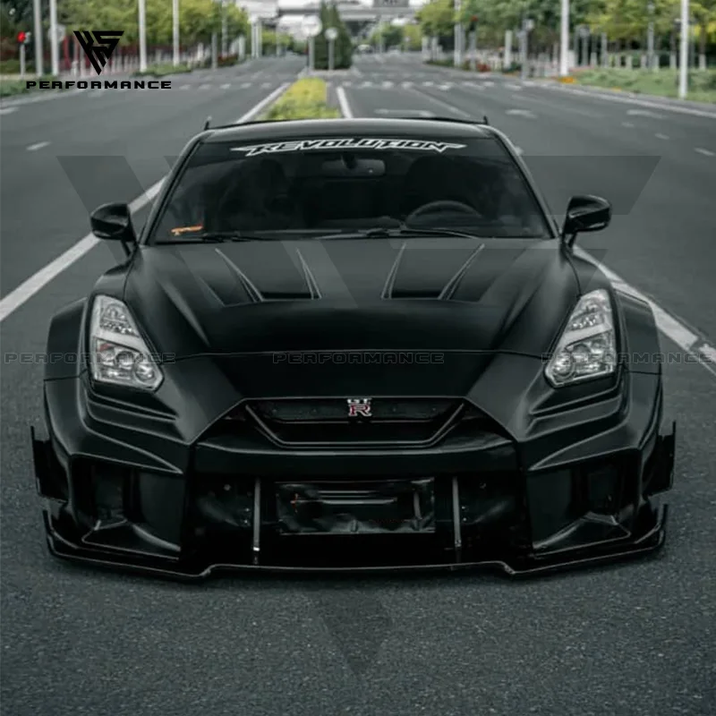 LB-SILHOUETTE Type 3 Style Glass Fiber FRP Body Kit With Front Rear Bumper Hood Fender Spoiler For Nissan GTR R35 2008-2016
