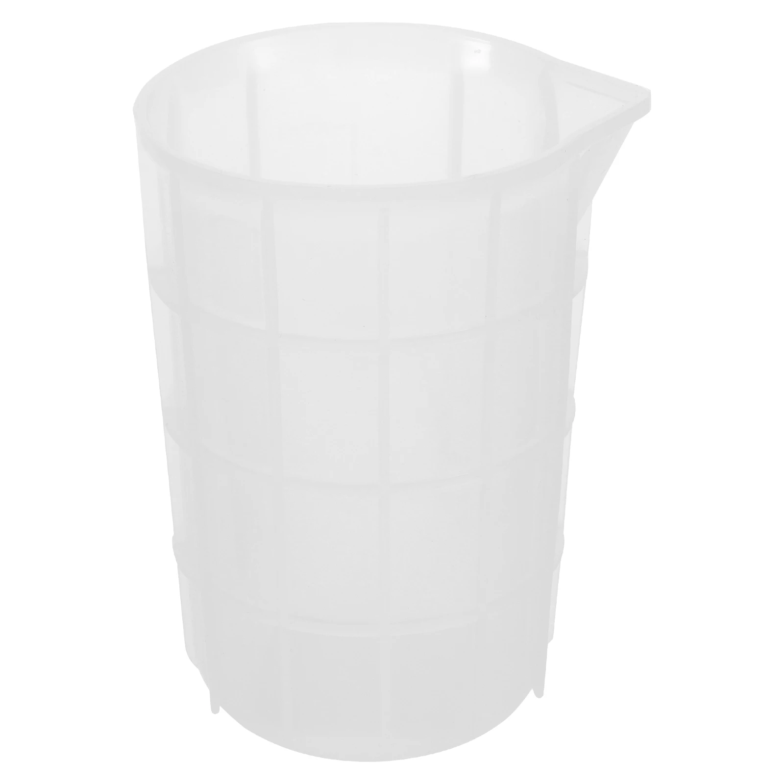 

1Pcs Silicone DIY Crystal Epoxy Mixing Measuring Cup Reusable Lightweight Dispensing Cup for Resin Pigment DIY Supplies
