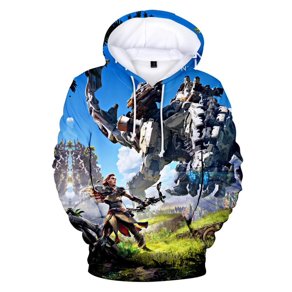 Horizon Zero Dawn Hoodie 3D Unisex Sweatshirts Long Sleeve Women Men\'s Hoodies 2020 Cosplay Games Harajuku Clothes Plus Size