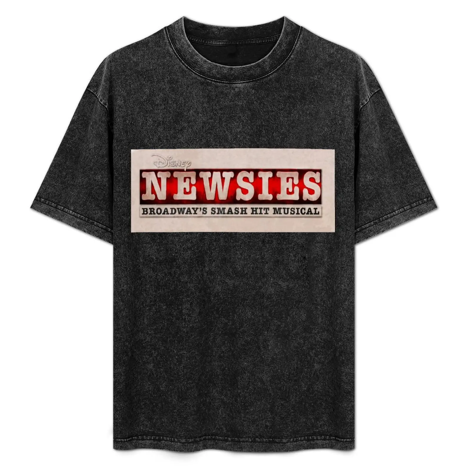 Colored Newsies Logo T-Shirt aesthetic clothes graphic tee shirt mens t shirt