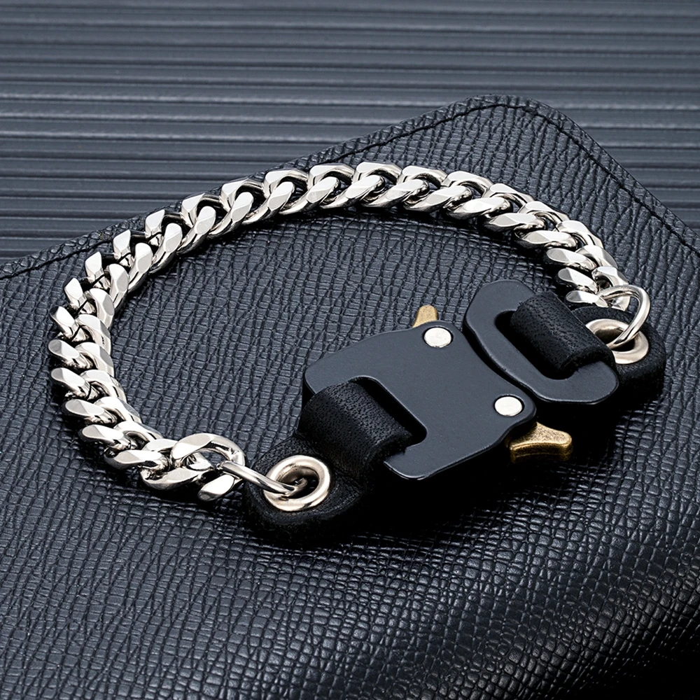 MKENDN Локомотив Мужчины Женщины Панк-Рок Браслет-Цепочка Из Нержавеющей Стали Уличный Винтаж Готический Безопасная Пряжка Хип-Хоп Ювелирные Изделия MKENDN Локомотив Мужчины Женщины Панк-Рок Браслет-Цепочка Из Нержавеющей Стали Уличный Винтаж Готический Безопасная Пряжка Хип-Хоп Ювелирные Изделия