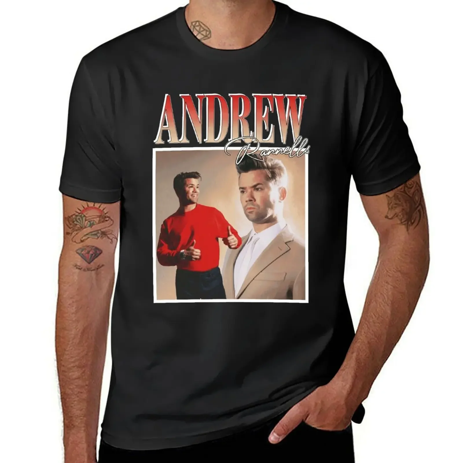 Andrew Rannells T-Shirt shirts graphic heavyweights Men's clothing