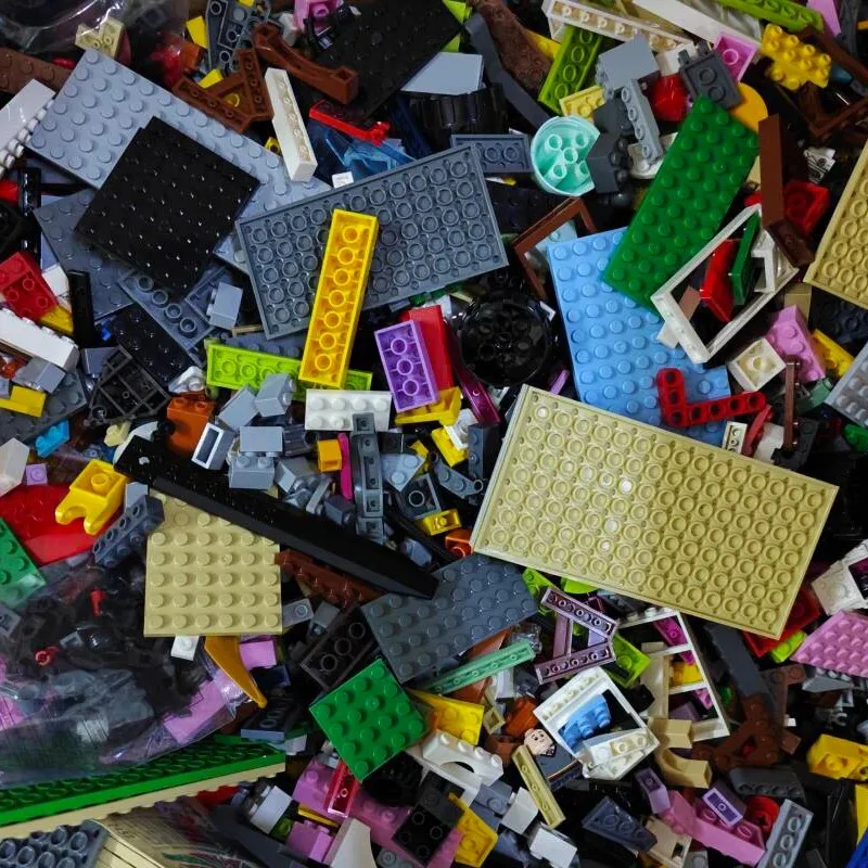 

2000g DIY MOC Random Assembly Building Blocks Bulk Basic Parts Classic Model Bricks Creative City Sets Kid Educational Toys Gift