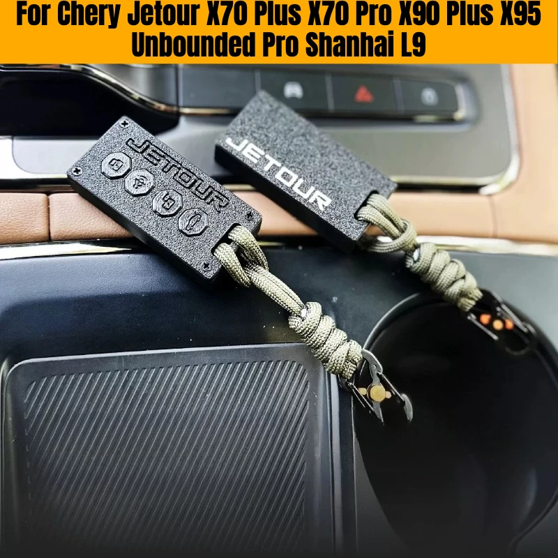 Car Key Modification Shell Cover for Chery Jetour X70 Plus X70 Pro X90 Plus X95 Pro Shanhai L9 Replacement Auto Key Fob Case