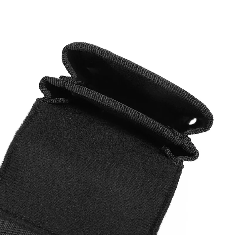 Tactical Dual Phone Protective Pouch Outdoor Double Layer Power Bank Charger  Case Molle Belt Waist Bag Hook and Loop Closure