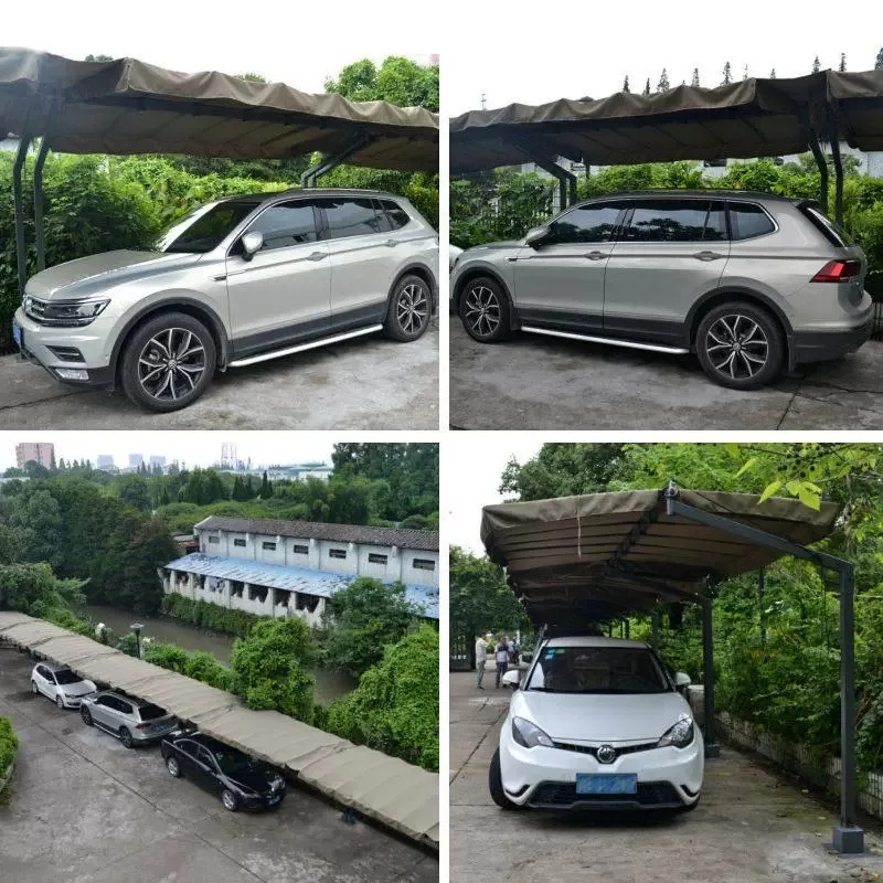 Outdoor sunshade parking shed courtyard leisure sun protection shed electric car shed mobile leisure canopy gazebo outdoor shed