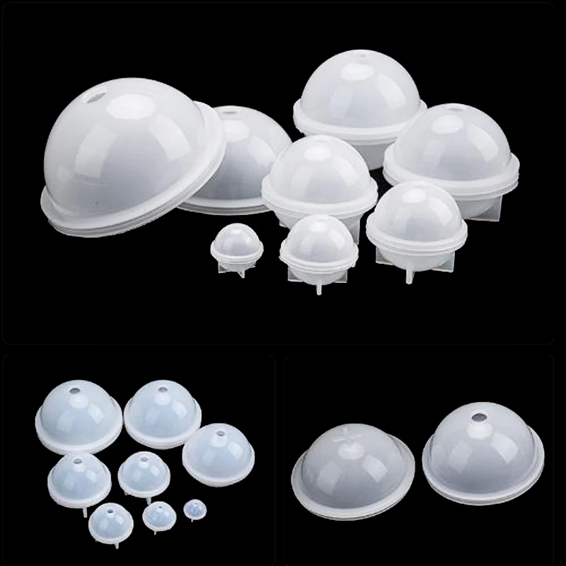 2-10CM 3D Kula Kula Silikonowa Forma Okrągła Przezroczysta Forma do Żywicy UV Żywica Epoksydowa Artykuły Rzemieślnicze Żywica Epoksydowa Miękka Forma — zdjęcie 6