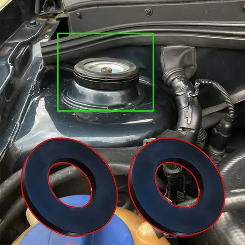 Skoda Octavia Mk1 용 2PCS 1996 1997 1998 1999 2000 - 2010 프론트 스트럿 탑 마운트 타워 서스펜션 충격 흡수 링 NEW