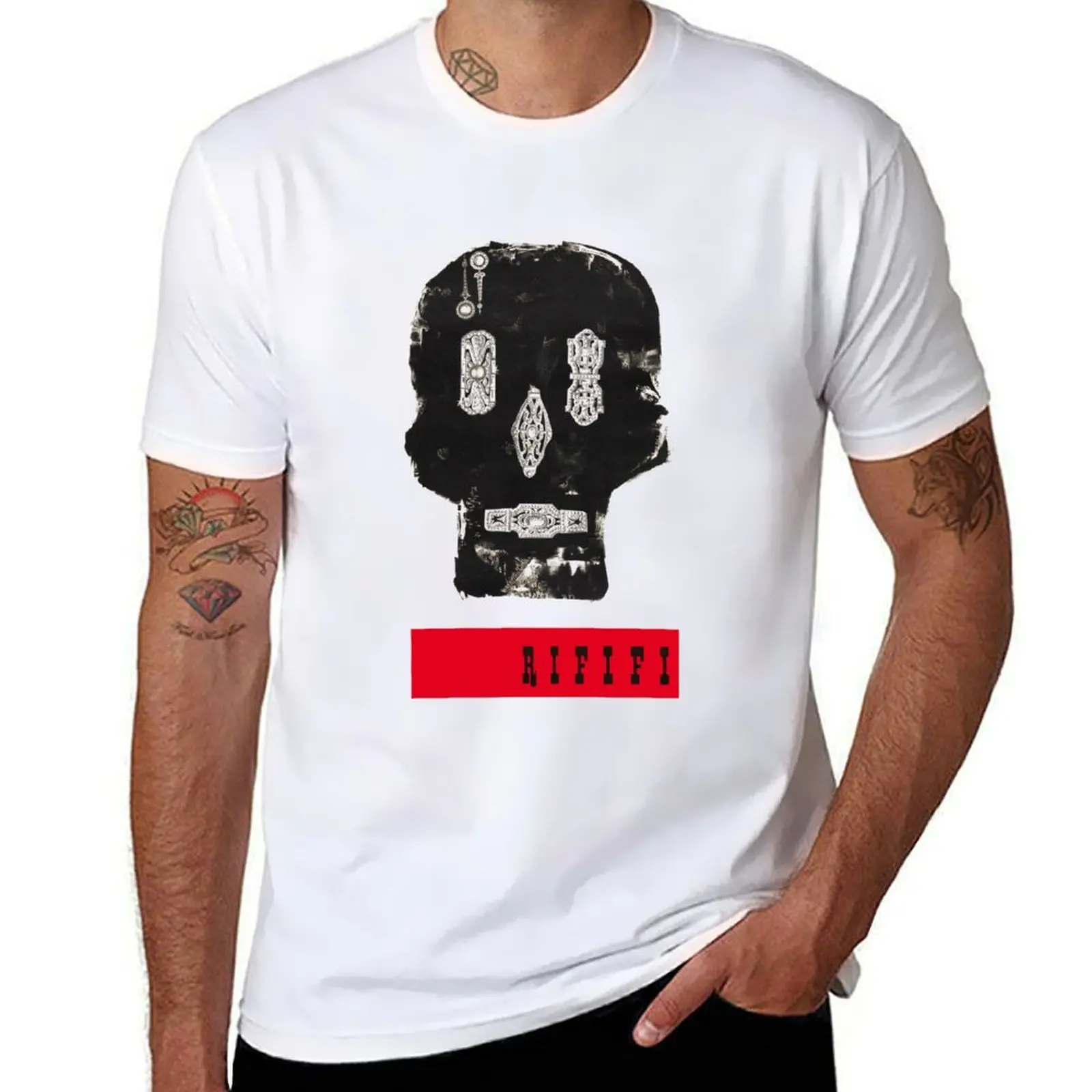 

rififi T-Shirt man t shirts high quality luxury brand t shirts cotton 100%
