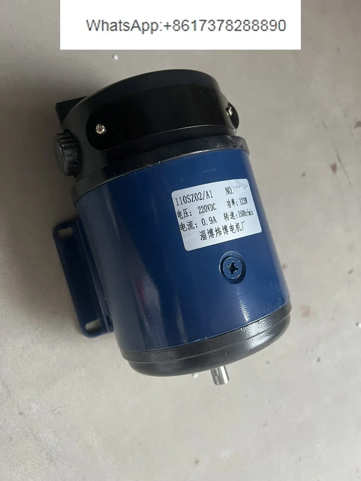 110SZ02A1 DC motor 220V 123W 1500 rpm