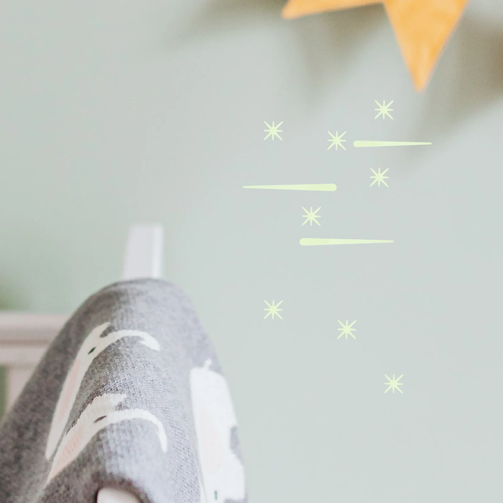 

Glowing Ceiling Sticker Night Light Decals Star Design Bright Beautiful Not Fade Easily Home Office Corridor Glowing Wall Decal