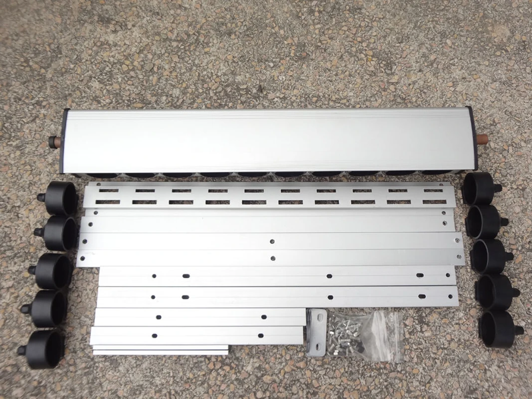 Imagem -06 - Coletor 10 Furos com Suporte para Coletor Solar Tubo 58*500 mm para Aquecedor Solar de Água