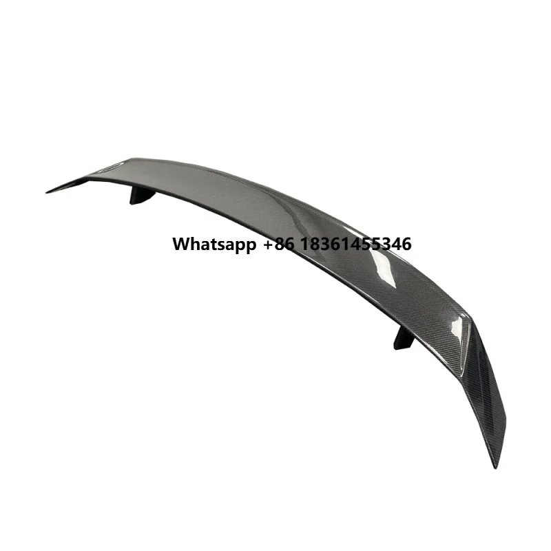 

for R8 Hot Sale Carbon Fiber Body Kit Rear Spoiler Rear Wing Trunk Boot Lip Spoiler Wing Tail Wing Carbon Fiber Front