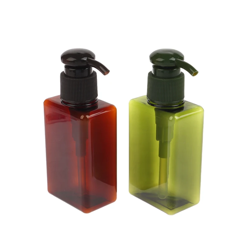 100ml Square Foaming Dispenser Bottle Portable Soap Dispensers Liquid Soap Shampoo Pump Bottles Bathroom Travel Accessories