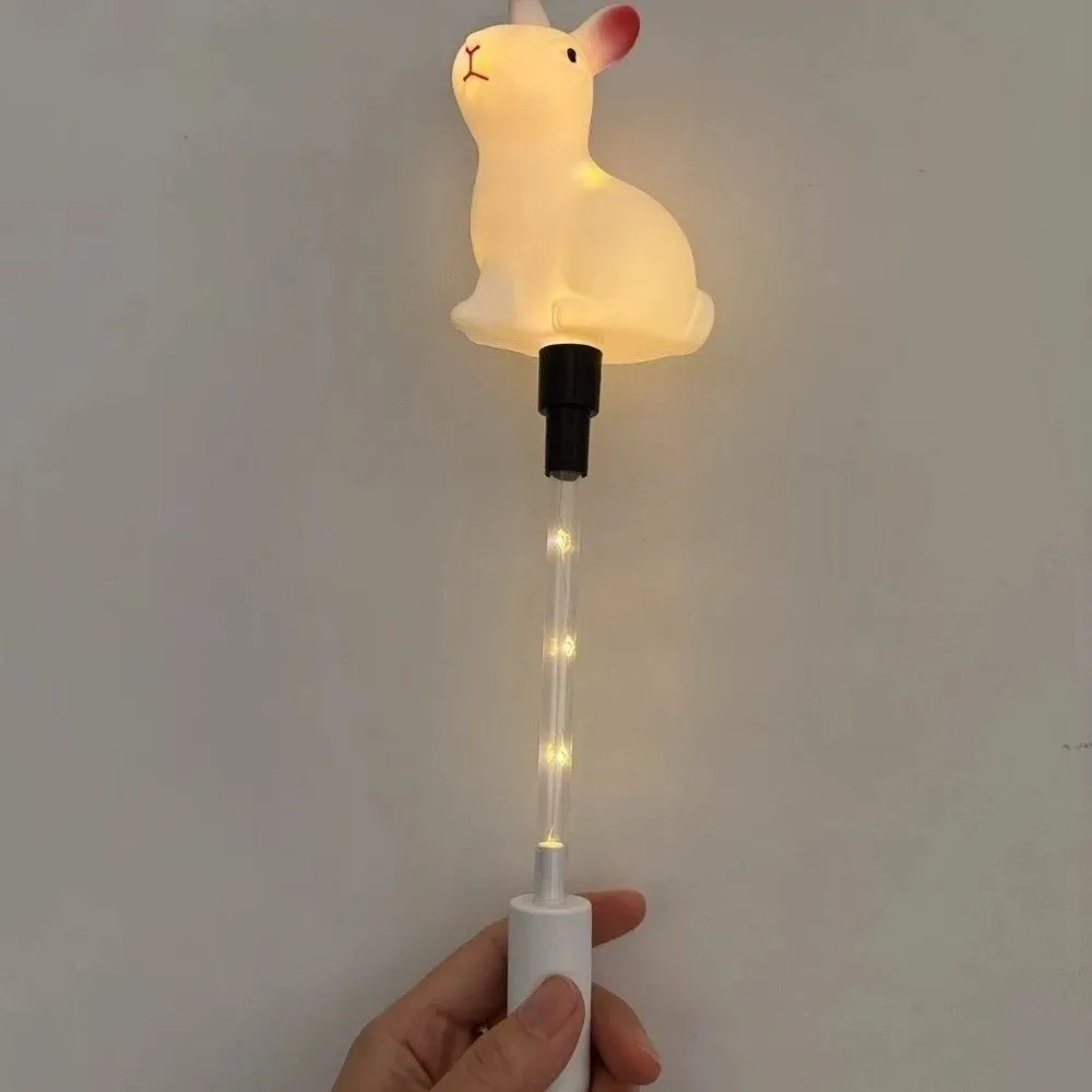 Santa Claus Handheld Glow Stick Tree Snowman Christmas LED Glowing Stick Rabbit Cute Party Light Stick Holiday Party