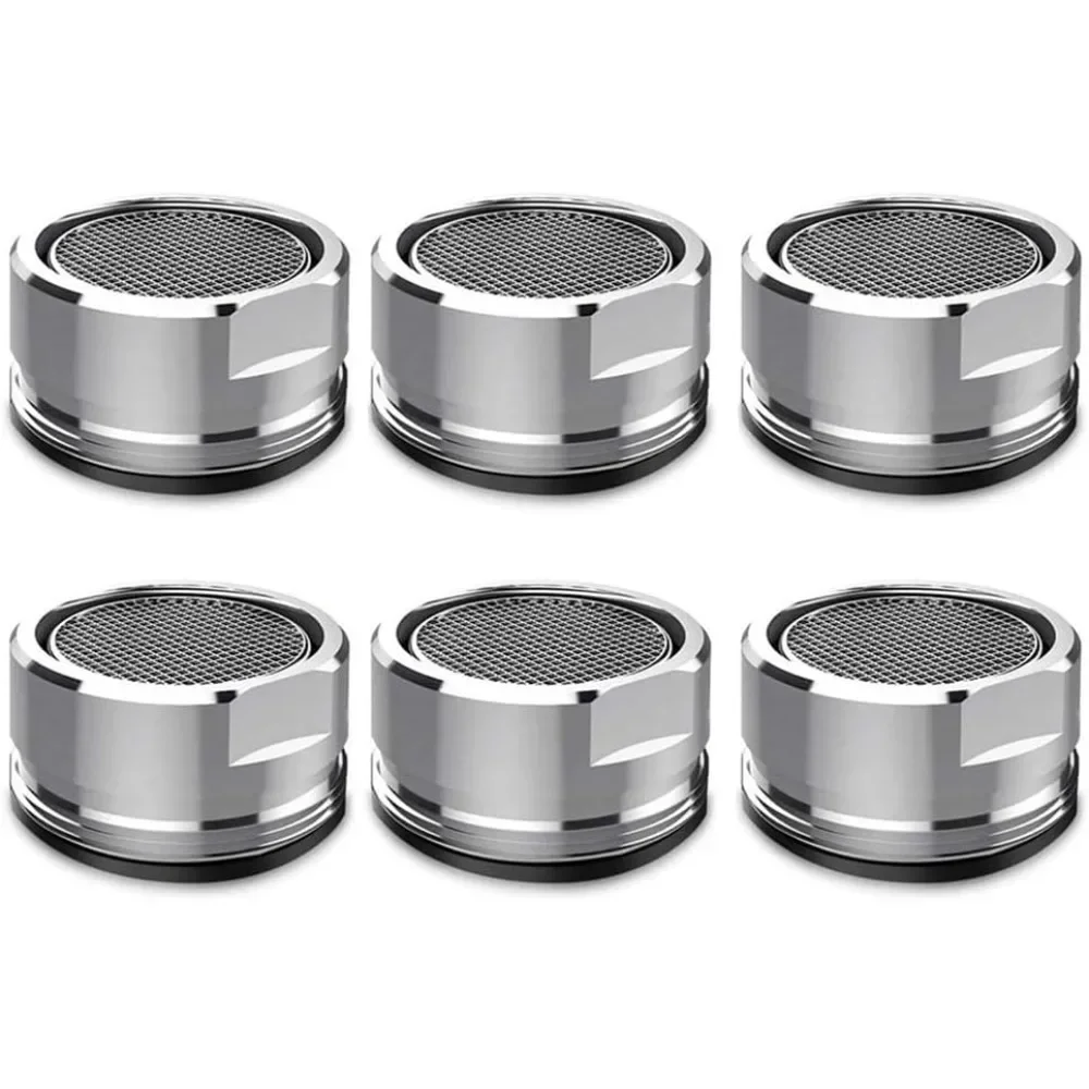 24mm Gewinde Messing wassersparende Wasserhahn Wasserhahn Belüfter austauschbarer Filter gemischte Düse Badezimmer Wasserhahn Bubbler Wasserhahn Ersatz