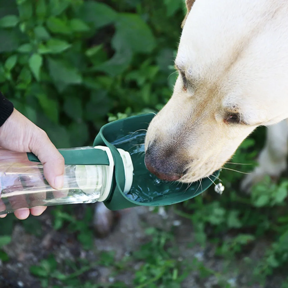 

Leaf Dog Water Bottle Leak-proof Cat Dog Drinking Cup For Camping Bebederos De Pajaros Bird Water طيور سقايات طيور Taubenzubehör