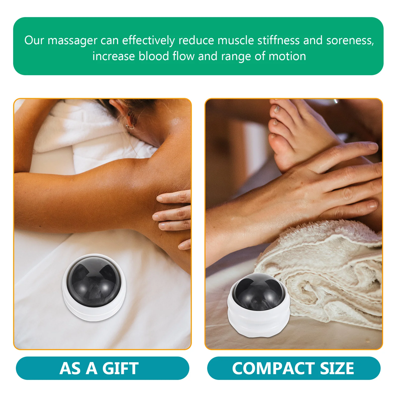 미니 수지 볼 H 얼굴 바디 릴렉스 마사지 피로 완화 PP 소재 릴렉스 도구 휴대용 마사지 롤러를 유지했습니다.