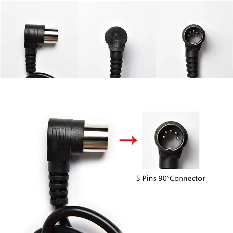 Lift Chair Remote Replacement, 5 Pin 2 Button Power Recliner Remote Replacement Parts for Okin Limoss Pride - Elbow