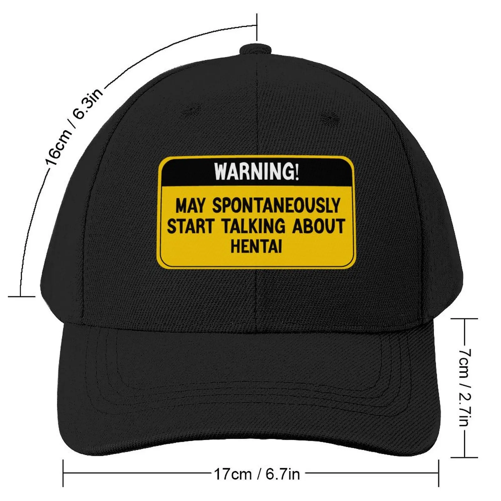 May Spontaneously Start Talking About Hentai Baseball Cap Ball Cap Rugby Hat Man For The Sun |-F-| Caps For Women Men's