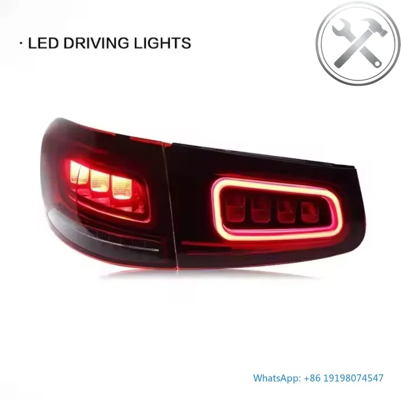 

Mid Size SUV W253 GLC XT Upgrade Full LED Taillights Assembly Clear Lens 6000K Cool White For GLC260 GLC300 12V Auto Parts