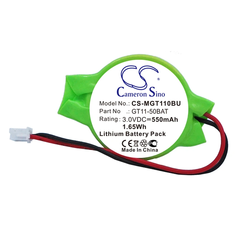 

Lithium CMOS / BackUp Battery for Mitsubishi, 3.0V, 550mAh, Compatible Models: GT10 graphic terminals, GT11 graphic terminals
