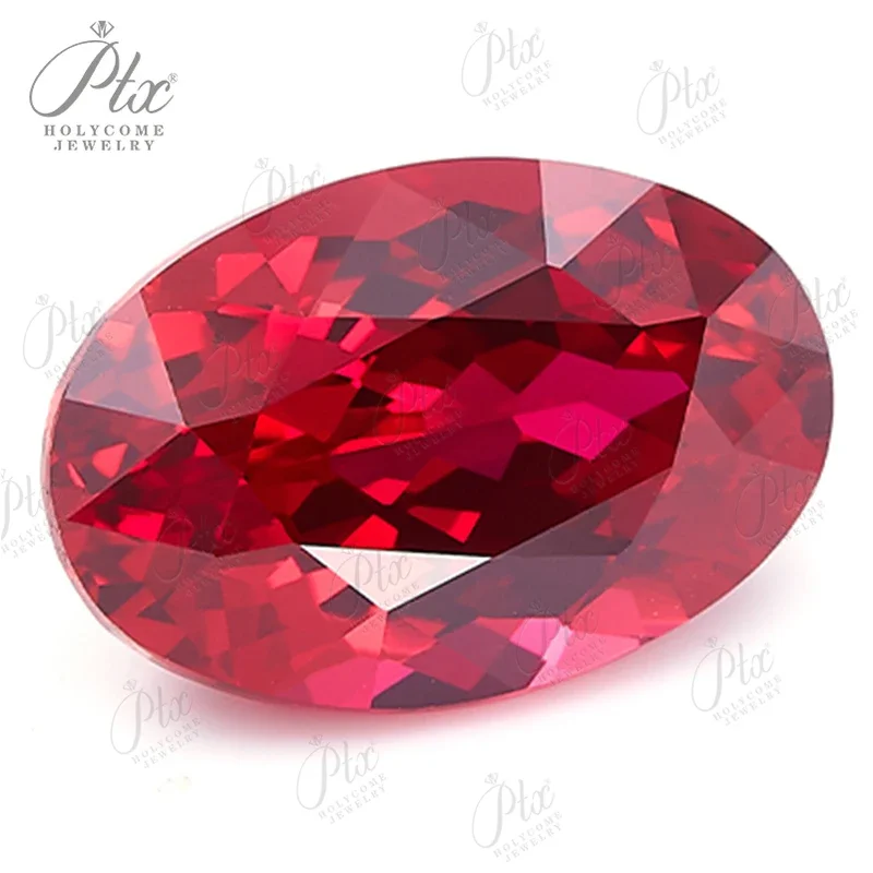 

Brilliant Oval Cut Hot Sale Natural Lab Grown Ruby VVS1 AGL Certificated Diamond Jewelry Making Charms