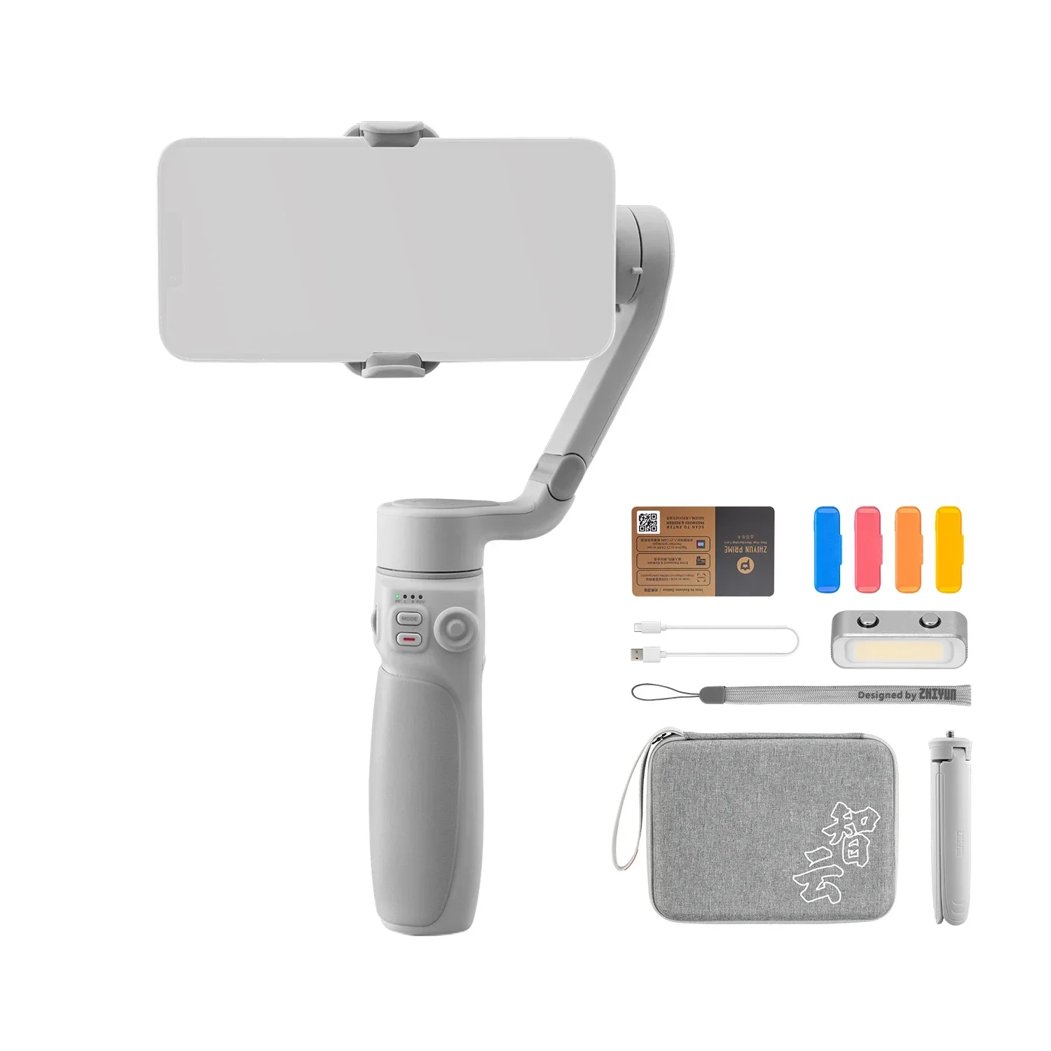 JHD ZHIYUN الرسمية السلس Q4 الهاتف الذكي Gimbal الهاتف Gimbals 3-Axis يده استقرار 14 برو ماكس